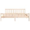 vidaXL Bed Frame without Mattress Solid Wood 160x200 cm