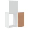 vidaXL Dressing Table with LED Lights White 90x42x132.5 cm