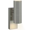 vidaXL Outdoor Wall Light Silver 7 x 10 x 22 cm