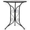 vidaXL Mosaic Bistro Table Grey 61cm Ceramic