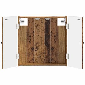 vidaXL Dartboard Cabinet BREDA Old Wood 52.5 x 10.5 x 53.5 cm