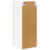 vidaXL Hanging Cabinet with Door Sonoma Oak and White 30 x 31 x 80 cm