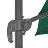 vidaXL Cantilever Garden Parasol with Aluminium Pole Green 300x300 cm