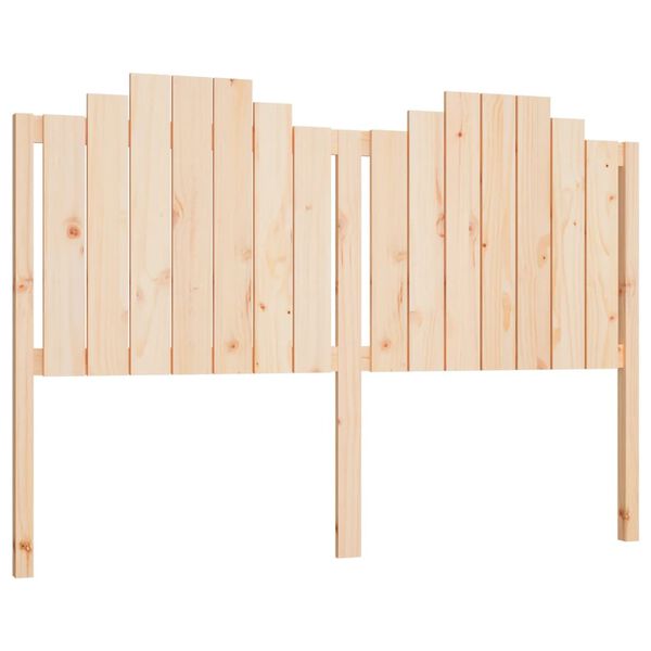 vidaXL Bed Headboard 166x4x110 cm Solid Wood Pine