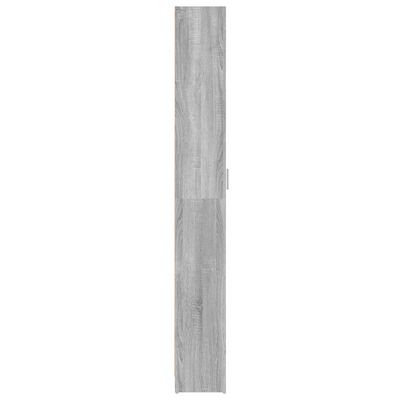 vidaXL Hallway Wardrobe Grey Sonoma 55x25x189 cm Engineered Wood