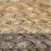 vidaXL Handmade Rug Jute with Grey Border 120 cm