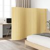vidaXL Room Divider Light Natural Width 400 cm Height 165 cm Bamboo
