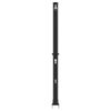vidaXL Outdoor Solar Shower Black 217 cm PVC and aluminium