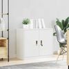 vidaXL Storage Cabinet White 80 x 40 x 70 cm Cold-Rolled Steel