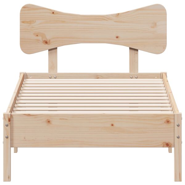 vidaXL Bed Frame without Mattress 90x200 cm Solid Wood Pine
