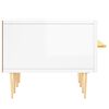 vidaXL TV Cabinet High Gloss White 150x36x30 cm Engineered Wood