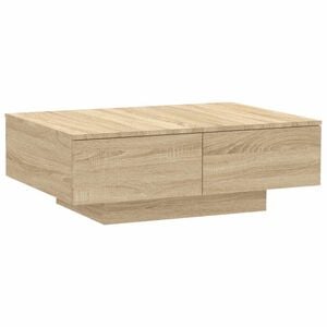 vidaXL Coffee Table Sonoma Oak 90x60x31 cm Engineered Wood