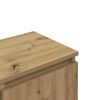 vidaXL TV Cabinet Artisan Oak 102x30x36 cm Engineered Wood