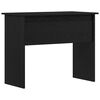 vidaXL Desk Black Oak 90x50x74 cm Engineered Wood