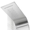 vidaXL Shower Panel System Stainless Steel Curved