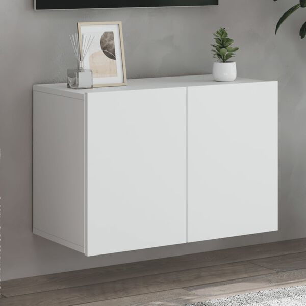 vidaXL TV Cabinet Wall-mounted White 60x30x41 cm