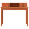 vidaXL Desk with Drawer Wax Brown 110 x 50 x 93 cm Soild Pine Wood