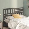 vidaXL Bed Headboard Grey 166x4x100 cm Solid Wood Pine