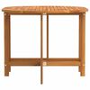 vidaXL Garden Table Folding Brown 110 x 60 x 72 cm Solid Acacia wood