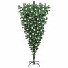 vidaXL Upside-down Artificial Pre-lit Christmas Tree with Ball Set PVC