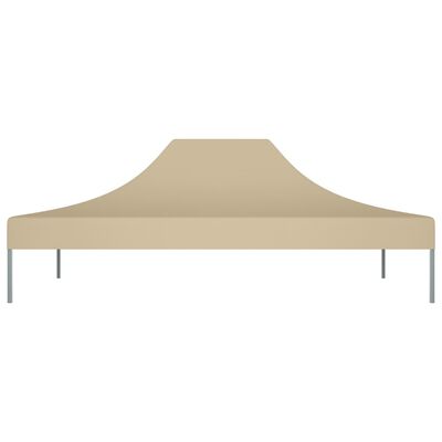 vidaXL Party Tent Roof 4.5x3 m Beige 270 g/m²