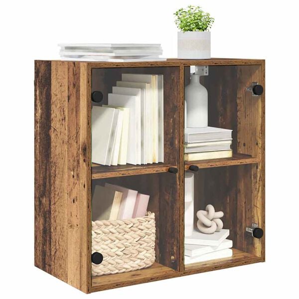 vidaXL Wall Cabinet Old Wood 68 x 37 x 68.5 cm Engineered Wood