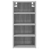 vidaXL Hanging Cabinet Riga Grey Sonoma 30x29.5x60 cm Engineered Wood