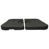vidaXL Parasol Base | Black | Plastic | 60 L capacity | Heavy Weight Endurance