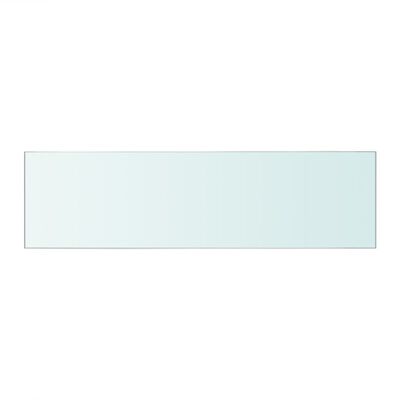 vidaXL Shelf Panel Glass Clear 50x12 cm