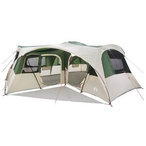vidaXL Family Tent with Rainfly Water-resistant 6-Person Green