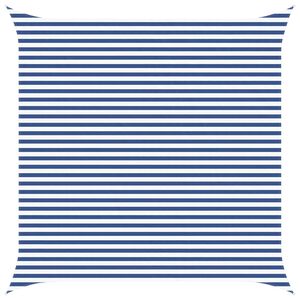 vidaXL Sun Shade Sail Blue and White 4.5 x 4.5 m 100% Polyester Oxford
