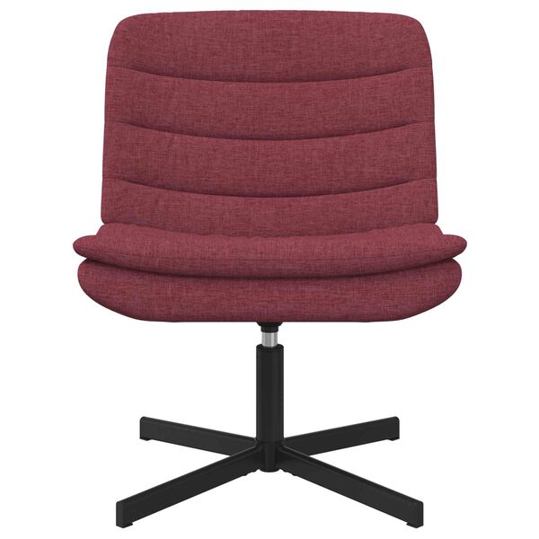 vidaXL Swivel Chair Wine Red 63 x 75 x 76 cm Fabric