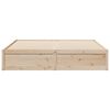 vidaXL Bed Frame without Mattress 200x200 cm Solid Wood Pine