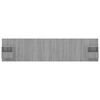 vidaXL Bed Headboard with Cabinets Grey Sonoma Engineered Wood