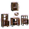vidaXL Bathroom Furniture Set 4 pcs Multicolour Solid Reclaimed Wood
