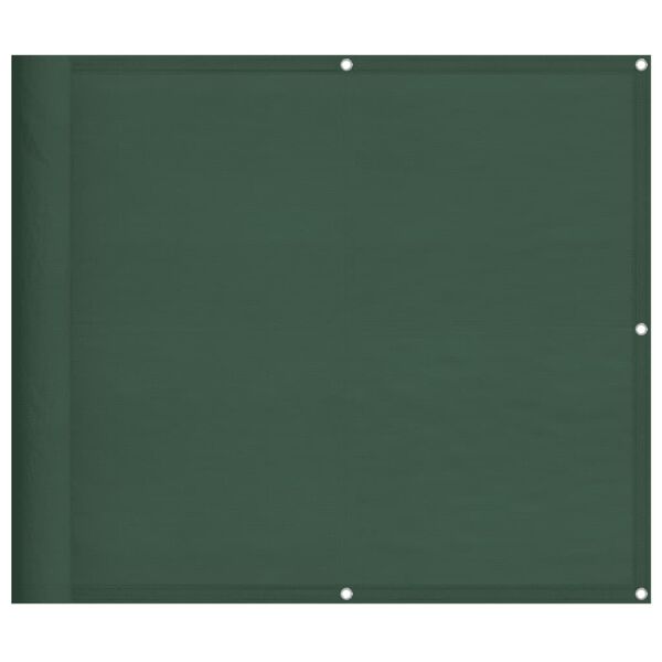vidaXL Balcony Screen Dark Green 90x1000 cm 100% Polyester Oxford