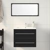 vidaXL Bathroom Sink Cabinet Black Oak 60x38.5x48 cm Engineered Wood