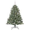 vidaXL Artificial Christmas Tree with Stand Green 105 x 105 x 150 cm