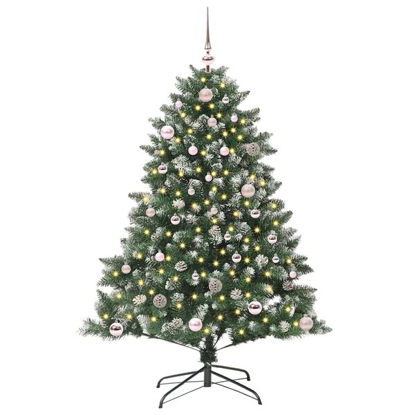 vidaXL Artificial Christmas Tree with Stand Green 105 x 105 x 150 cm