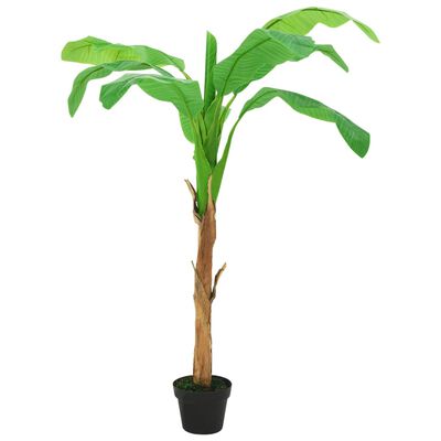 vidaXL Artificial Banana Tree with Pot 180 cm Green