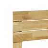 vidaXL Headboard 100 cm Solid Wood Oak