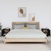 vidaXL Bedside Cabinets 2 pcs Black 40x34x45 cm Solid Wood Pine