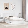 vidaXL Storage Bed with Headboard White 160 x 200 cm Engineered Wood