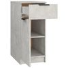 vidaXL Desk Cabinet Concrete Grey 33.5x50x75 cm Engineered Wood