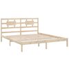 vidaXL Bed Frame without Mattress 200x200 cm Solid Wood