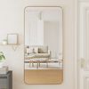 vidaXL Wall-mounted Mirror Gold 50x100 cm Rectangle