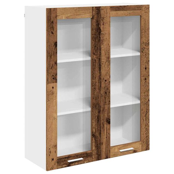 vidaXL Hanging Cabinet Old Wood 80 x 31 x 100 cm Engineered Wood