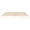 vidaXL Bed Frame without Mattress White 150x200 cm King Size Solid Wood Pine