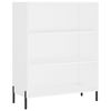 vidaXL Highboard White 69.5x34x180 cm Engineered Wood
