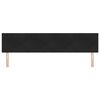 vidaXL LED Headboard with LED Strip Lights Black 200 cm Polyester